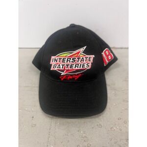 Interstate Batteries Racing Bobby Labonte Hat Unisex Black Adjustable Snapback